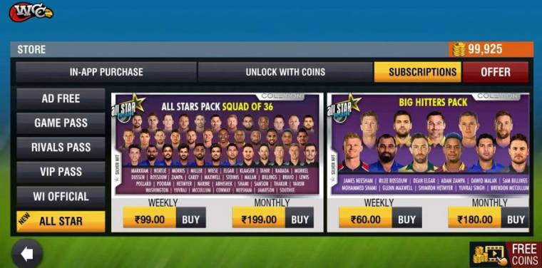 WCC2 Mod Apk Unlocked Everything